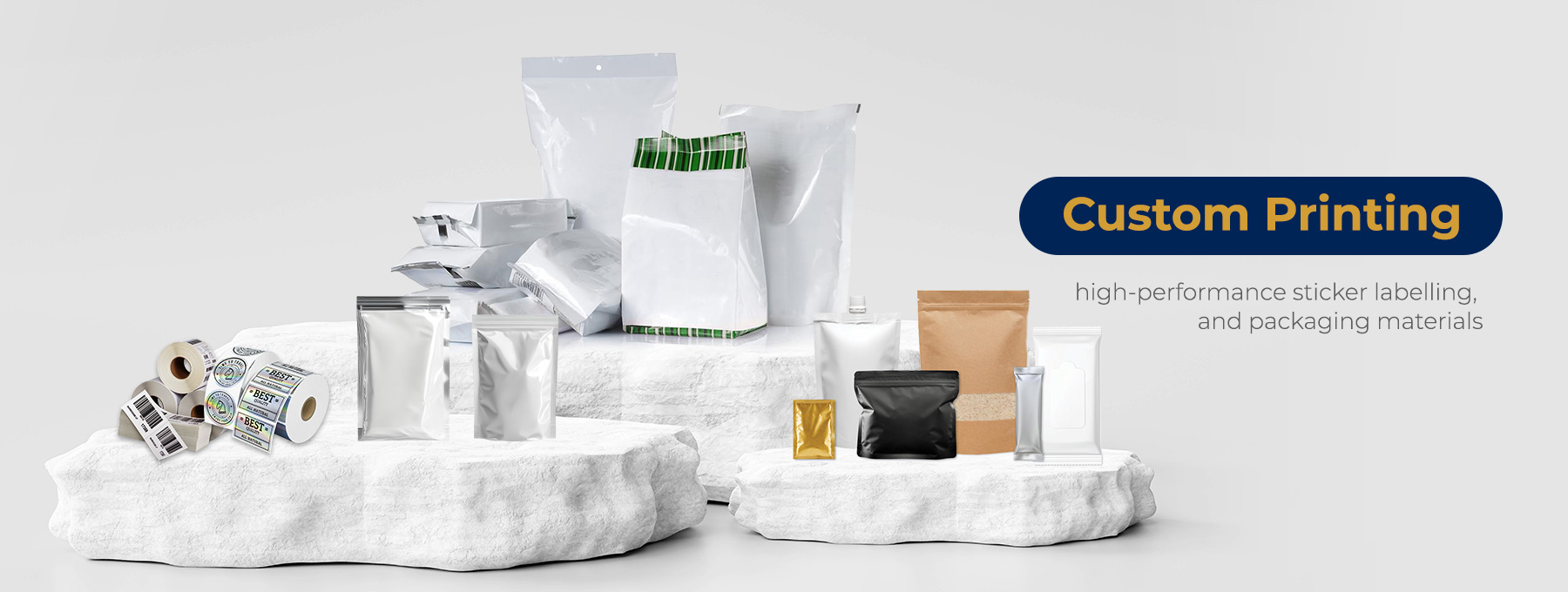 AXIS custom printing, sticker labels and packaging materials